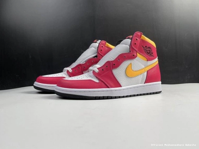 Official Maikesneakers High 1 Air Jordan Red 555088-603 Fusion OGLight 0713